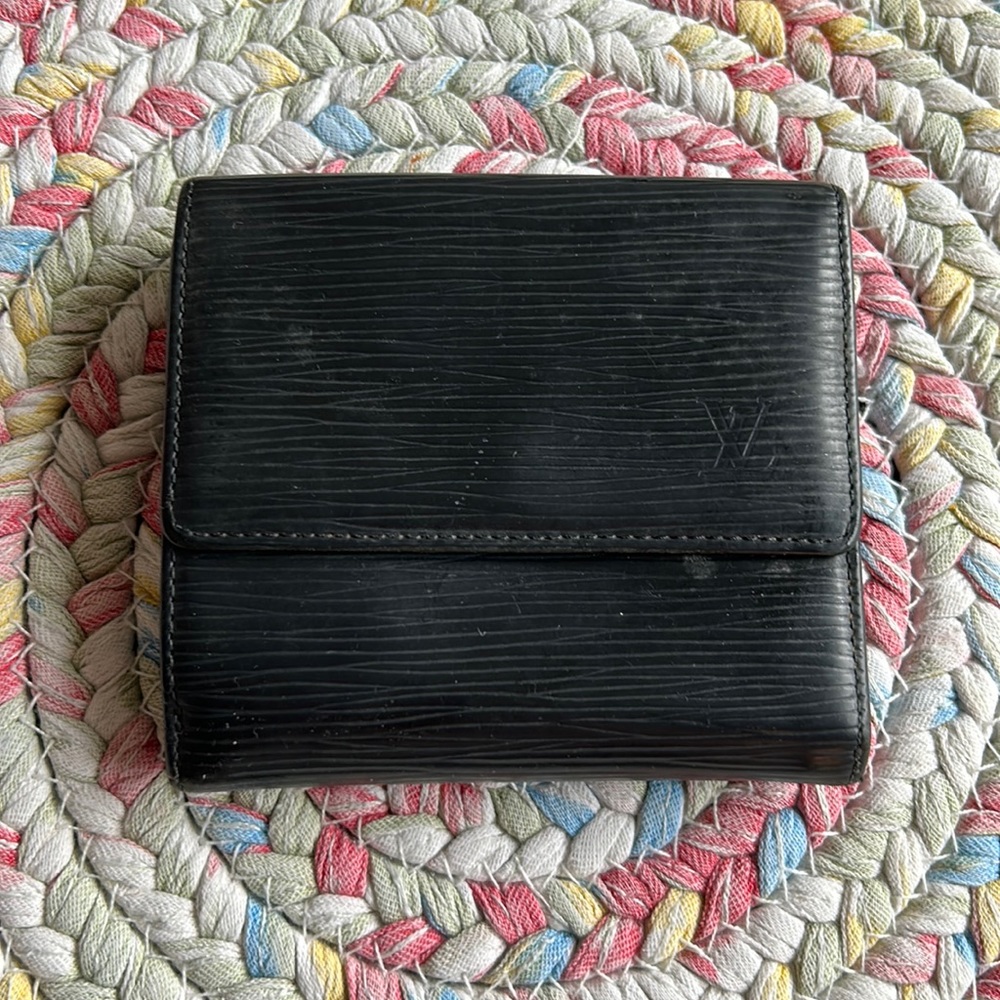 Louis Vuitton Black Epi Wallet
